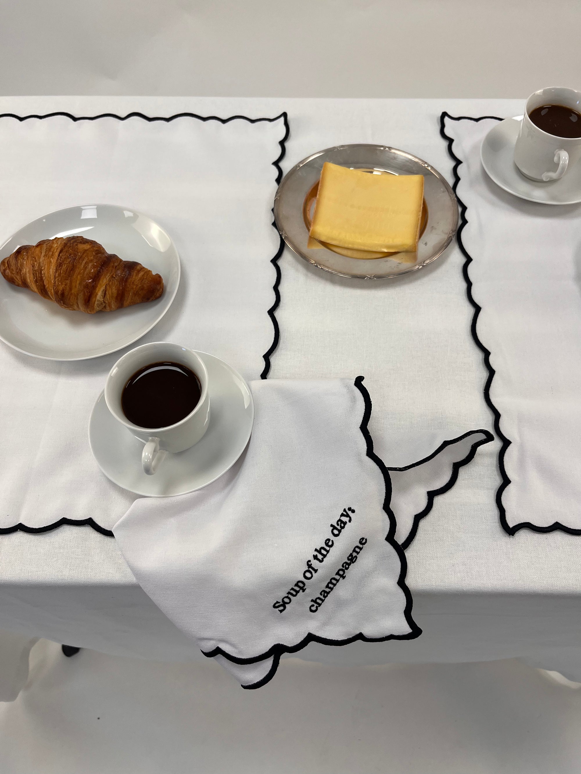 Napkin Soup of The Day: Champagne White