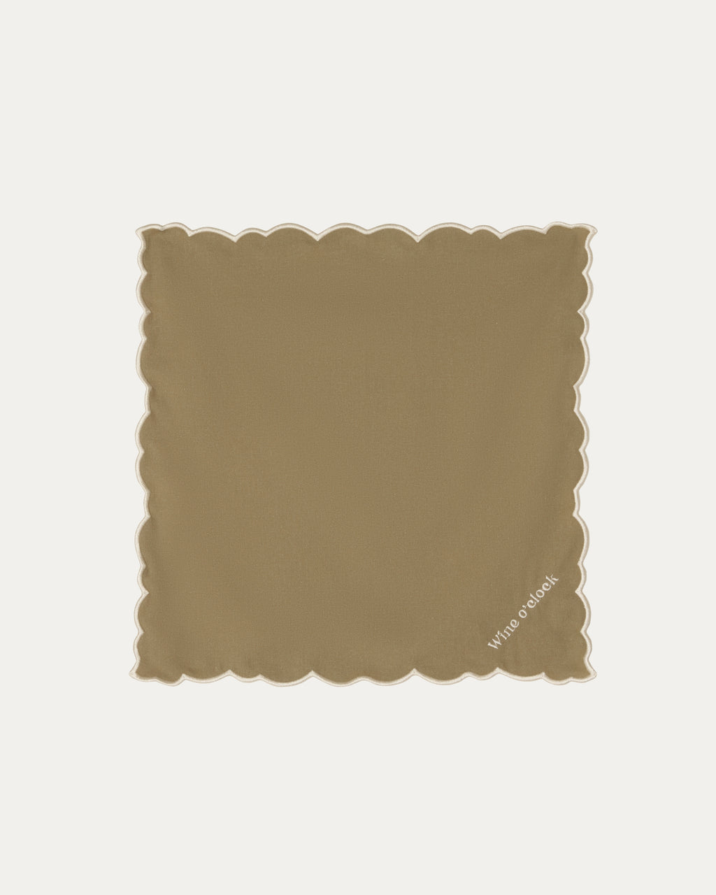 Napkin Wine o'clock Olive